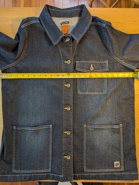NWOT Duluth 40 Grit Dark Denim Work Coat jacket